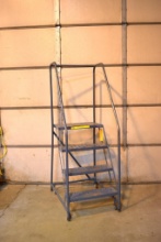 Gillis 4 step rolling stock ladder. SN 147043