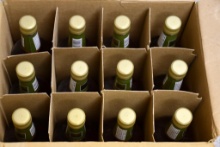 CASE WITH (12) ONE LITER BOTTLES OF MCCORMICK WHISKEY