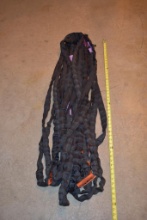 (10)- Tuflex EN30 4' polyester slings, 2,600 # capacity