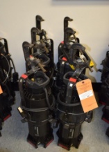 (6) ETC Source Four 750 fixtures 26 degree With 575W lamp, C-clamp, Gel frame. Safety, GSP Connec...
