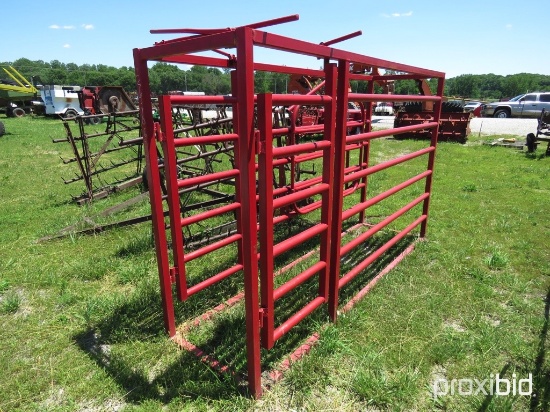 Red Cattle chute