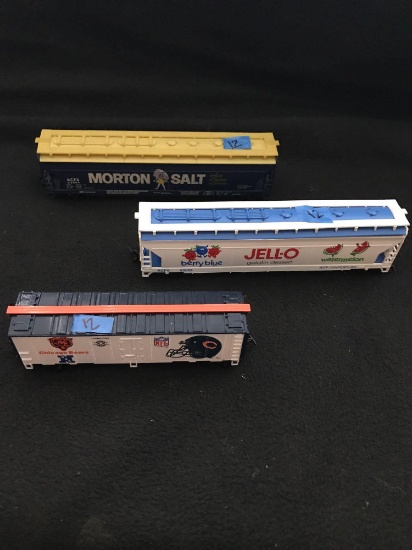Morton Salt, Jell-o, chicago bears train cars