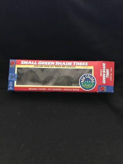 Small green shade trees