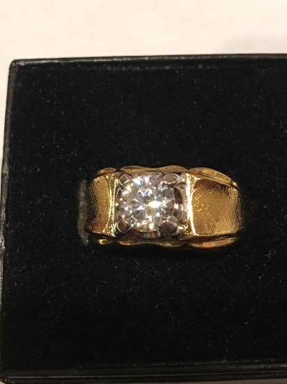 14k Gold electroplate Ring size 9
