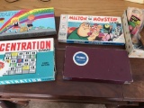 Vintage games including scrabble