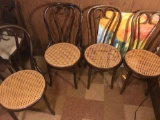 Made in Italy wicker seated chairs