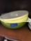 Yellow/Green Large Pyrex Bowls