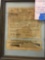 1919 Iowa Hunting License and 1890 winchester cut out