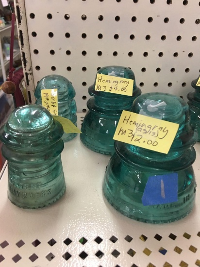 Green Glass Insulators