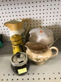 Vintage Coffee Pot Bank plus more