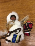 Fur papoose Doll & other doll