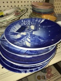 Blue Collector Plates