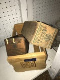 Cheese and other Wooden Boxes