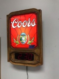Vintage Coors light 1981 Iighted clock