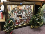 Christmas Puzzle Framed & Trees