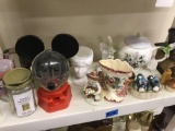 Coffee Grinder and Plastic Mickey Mouse Gumball Machine plus more