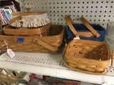 Longaberger baskets Some with liners