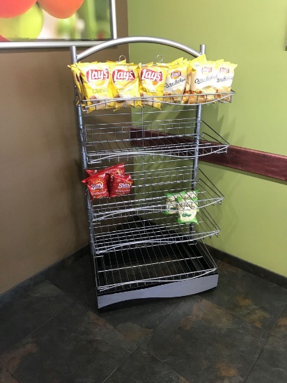 Chip display shelf