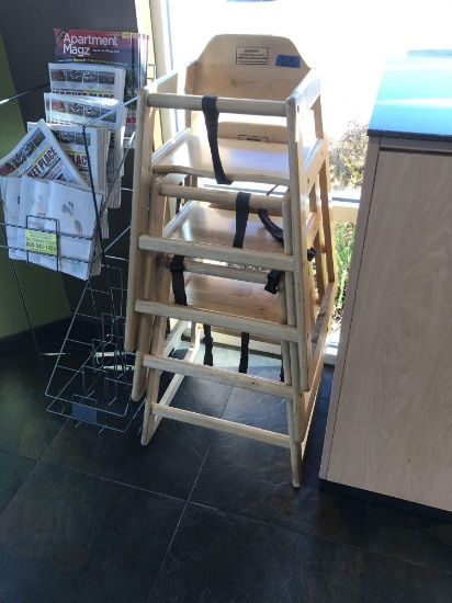 Wooden highchairs