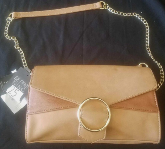 I.N.C Be First Style Gwenxtan Tan Handbag