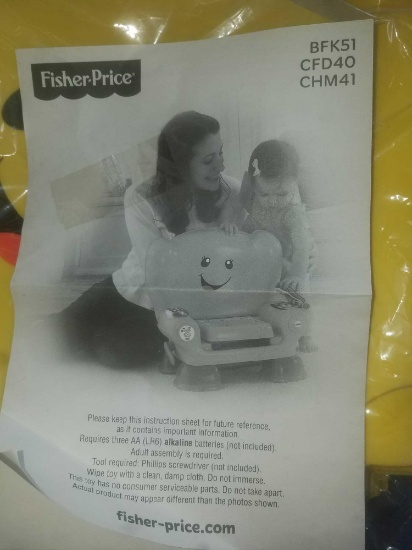 Fisher Price BFK51 CFD40 CHIM41 Potty Chair