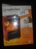 Comfort Zone room Ceramic Mini Fireplace Heater Model # CZFP1