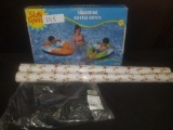 Misc: Wrapping paper, Squirting Battle Boats, Bugsaway Sol Cool Pant 14/14