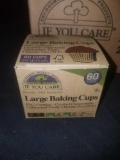 Environmentally Friendly Large Baking Cups 24 packs of 60cts