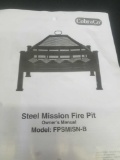 Steel Mission Fire Pit Model # FPSMISN-B