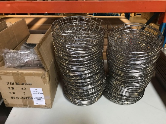 American Metalcraft send the steel wire basket 8 x 2