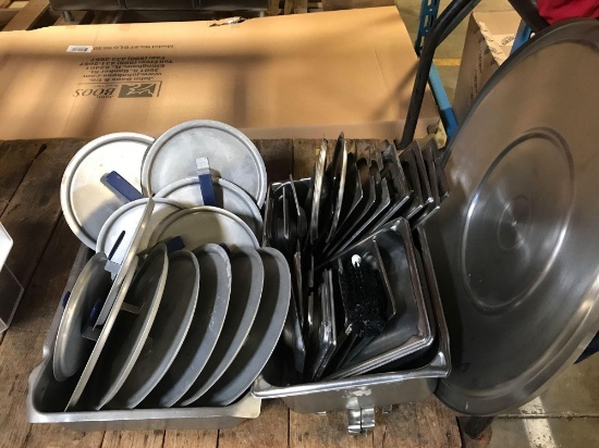 Miscellaneous lids and stainless steel food pans