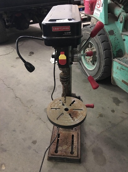 Craftsman 1/2 hp drill press with light works as it should