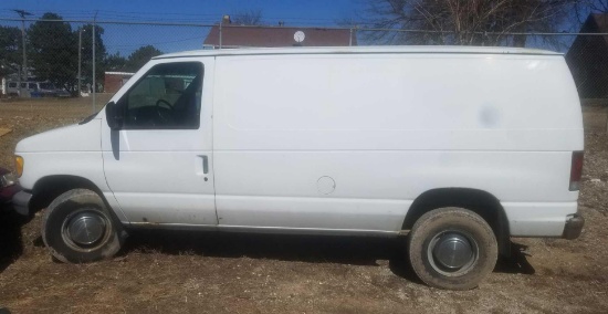FROM A LOCAL BUSINESS-1995 Ford 350 white Work van