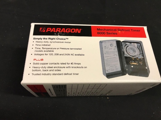 Paragon mechanical defrost timer 8000 series