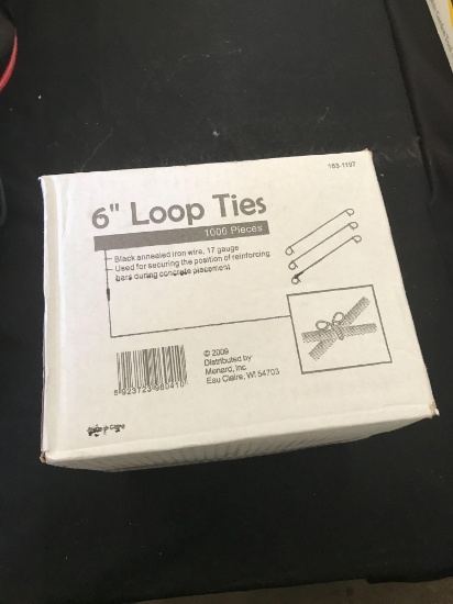 6 inch loop ties new box