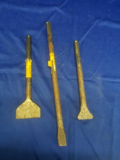 (3) Hammer Drill Bits DW5835 18" Cold Chisel,