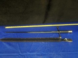 Leather handle sword 32