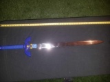 Blue Yellow Handle Sword