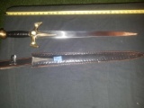 Medium size sword with case