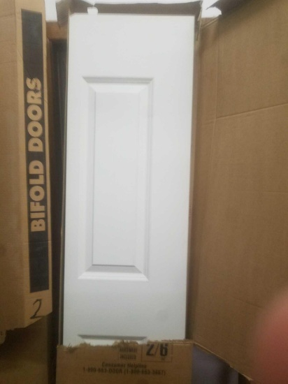 2 sets of 2 panel bifold doors