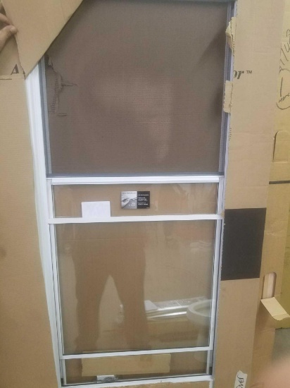 36" screen glass door