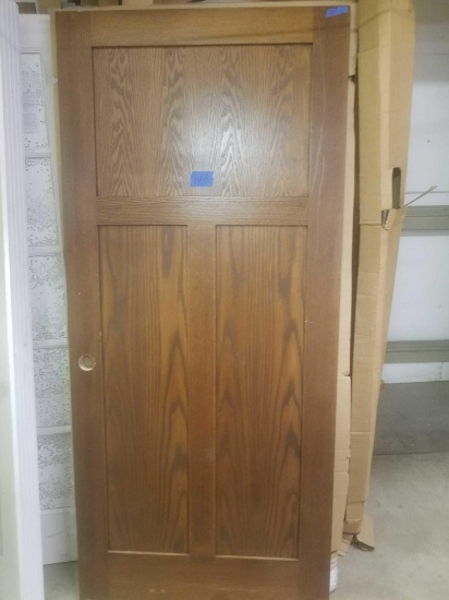 36" oak interior door