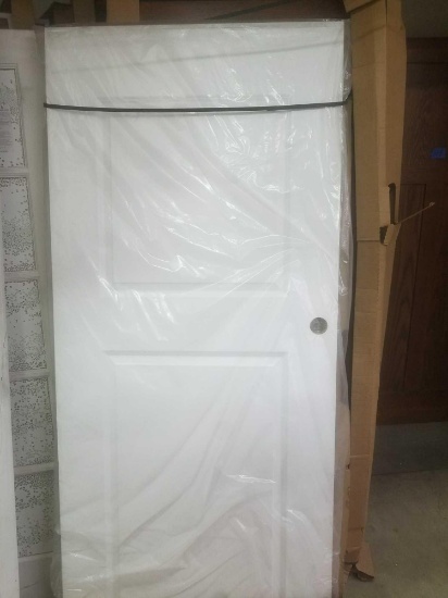 36" white interior door.