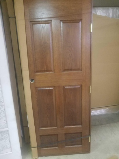 Oak interior 32" 6 panel interior door