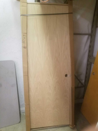 30" interior door with frame & (2) 26" doors no frame