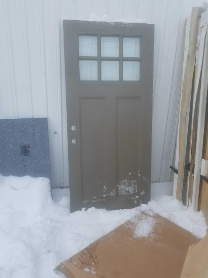 36" exterior 6 window door