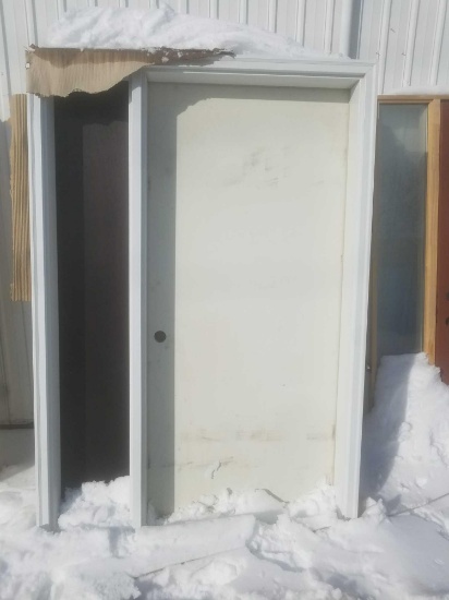 Exterior frame and exterior door 36"
