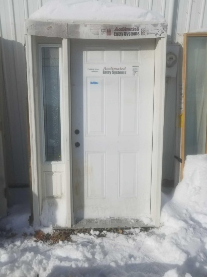 Exterior Door and windowed frame 36"