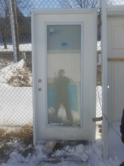 36" Glass exterior door