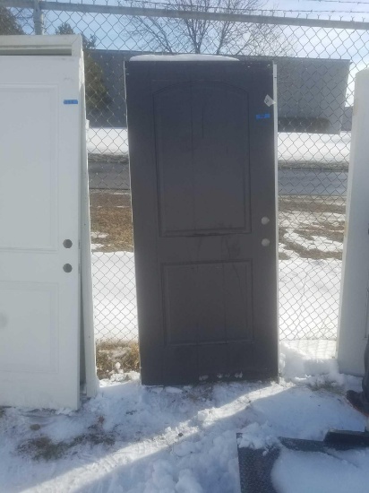 Black Exterior Door 36"